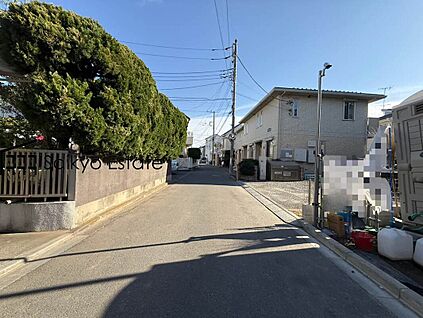 前面道路を含む現地写真