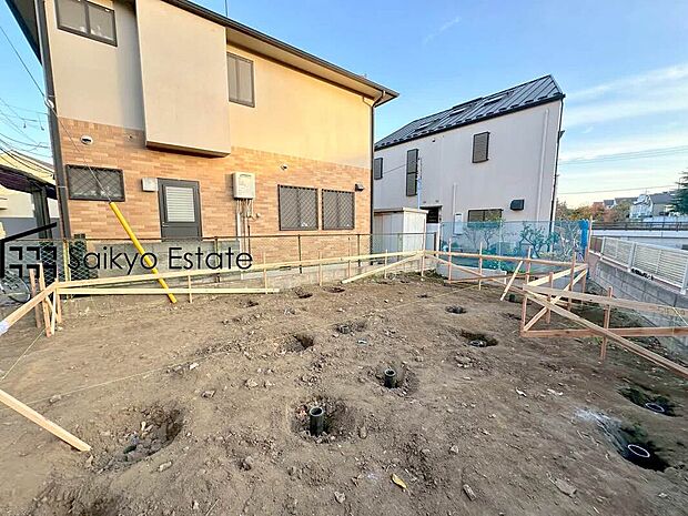 【現地外観】LDKゆとりの13.29帖！バルコニーが2箇所にある3LDKタイプ！ガスを効率よく使えるハイクオリティ熱源器「エコジョーズ」標準装備です！