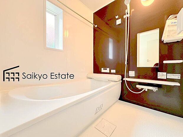 【浴室【施工例】】一日の疲れを癒してくれる一坪タイプの広々バスルーム♪雨の日のお洗濯にも大活躍な浴室暖房乾燥機付きです！