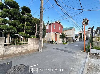 前面道路を含む現地写真