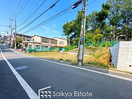 前面道路を含む現地写真