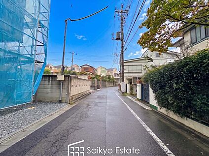前面道路を含む現地写真