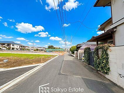 前面道路を含む現地写真