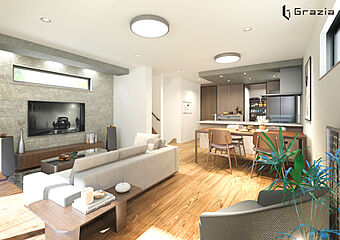 【残り1棟】～Grazia 練馬桜台～ リビングから石神井川の桜を望める開放的な吹抜天井設計 その他