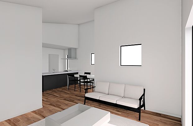 【建物イメージパース:2号棟】
スーパーやコンビニなど商業施設が徒歩8分圏内にあり、気軽にお買い物に出かけることができ、生活を豊かにしてくれます。