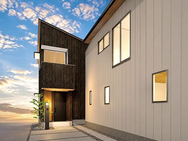 【建物プラン例】
保育園や幼稚園、小学校やが徒歩圏に点在。共働きの子育て世帯にも安心な住環境です。また、周辺にはスーパーやドラッグストアなどの生活施設が点在。
