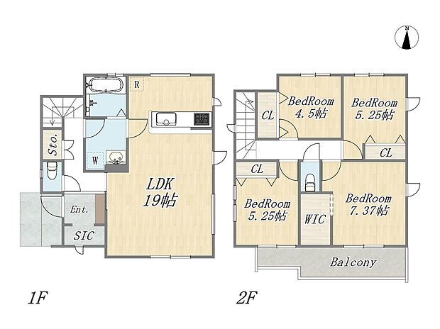 【4LDK+WIC+SIC+ワイドバルコニー】価格改定：6177万円→10月20日 5677万円
太陽光パネル搭載、長期優良住宅