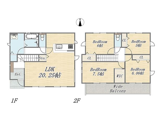 【4LDK+WIC+ワイドバルコニー】価格改定：10月27日 5777万円 → 11月23日 5477万円
ZEH水準仕様住宅