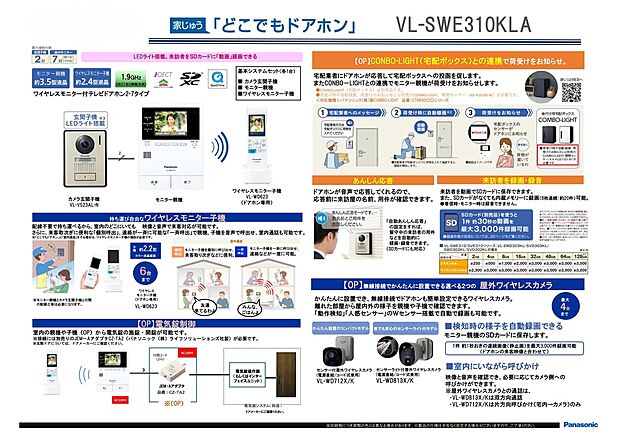 【【TVモニター付インターフォン】】来客時に誰が来たかをモニターで確認できるので、防犯に繋がります。