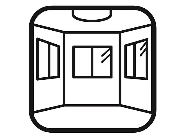 【【3面採光】】3面に窓があるので、常に心地よい陽射しが差し込み、部屋全体を明るく居心地の良い空間にしてくれます。