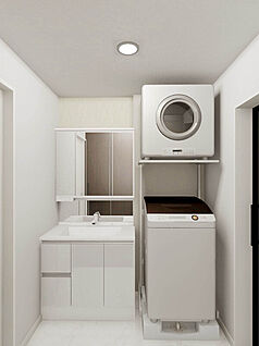 【施工例：Wash Room】