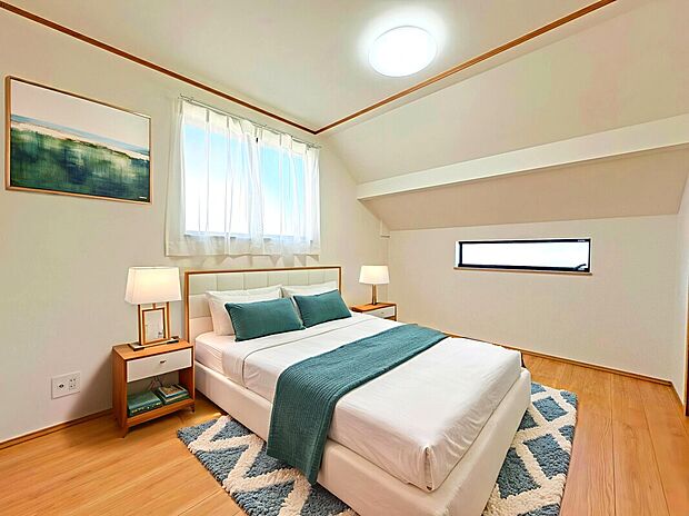 【【Room:C号棟】】水回り集約設計の邸宅では、キッチン・洗面ルーム・バスルームなどの水周りが同じ階にあるため、家事効率が良くなります。