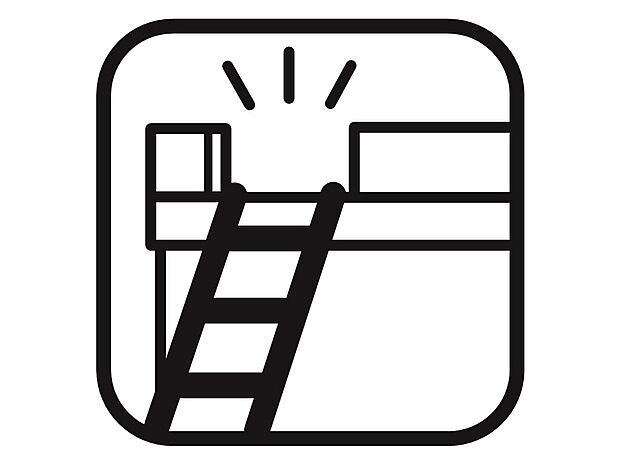 【【Loft】】天井が高い家や空間を無駄にせずに収納を増やすために非常に有効です。通気性が良く、湿気が少ない状態で収納ができ、収納力が高く、部屋をすっきりと保ちながら、多目的に活用できる点が大きな魅力です。