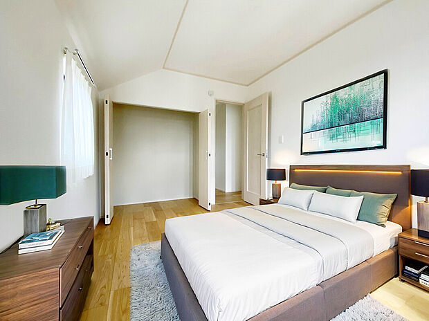 【【施工例:Room】】生活空間をより広くキレイに保つことが出来る収納豊富なプランニングの棟もございます!