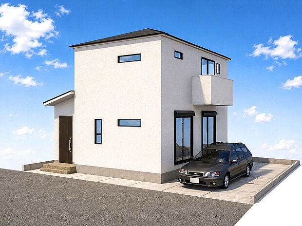 【【建物プラン例】】約29坪ある開放的な整形地。理想の住まいを建築可能。車通りも少なく、閑静な住宅街となっています。