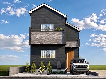 【イメージパース：モデルハウス棟】