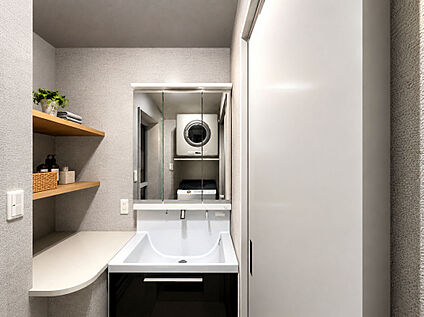【建物イメージパース：Wash Room】