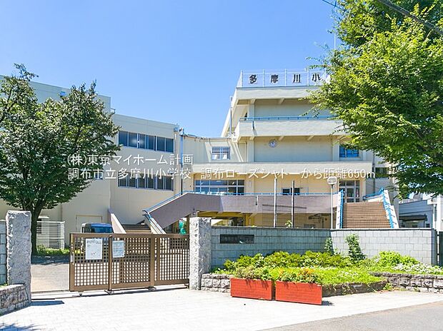 調布市立多摩川小学校（約460m）