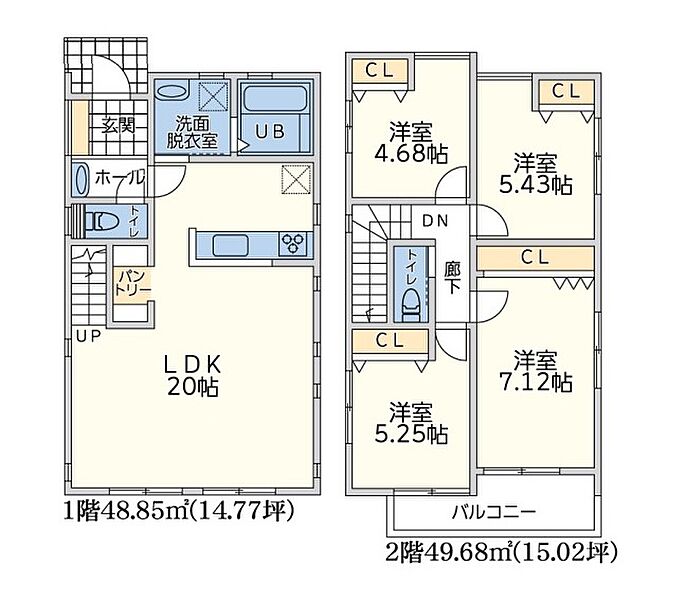 動線の良い間取りは住む人の使いやすさを一番に考えた設計です！計算されたゆとりとひかりが空間を演出！！永く住むを念頭に日々変化していくライフスタイルにも対応できるように思いやりのつまった間取りです！