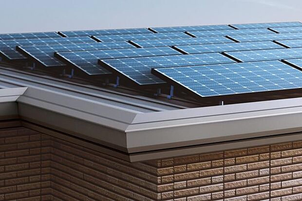 【太陽光発電システム】テレワークで自宅の電力消費が増えても安心。※メーカーのモデルチェンジより、形状が変更となる場合があります。