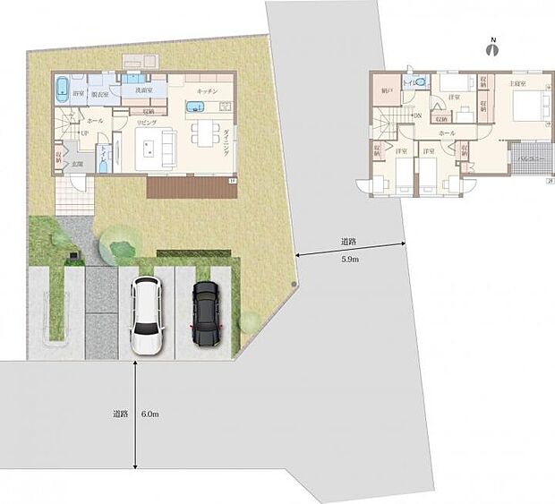 【4LDK】【1号地】