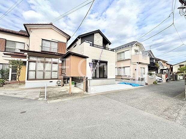【前面道路含む現地写真】堂々完成!! ここから始まる新生活を応援いたします!