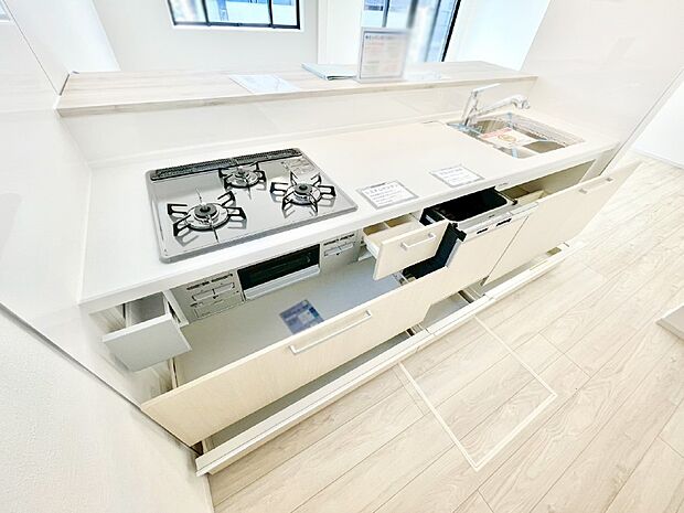 【スライド収納】使いやすさを優先したスライド式収納タイプ!