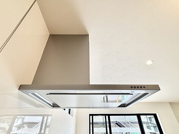 【レンジフード】基本的なお手入れはフィルターのみ！お手入れのしやすさも魅力です。