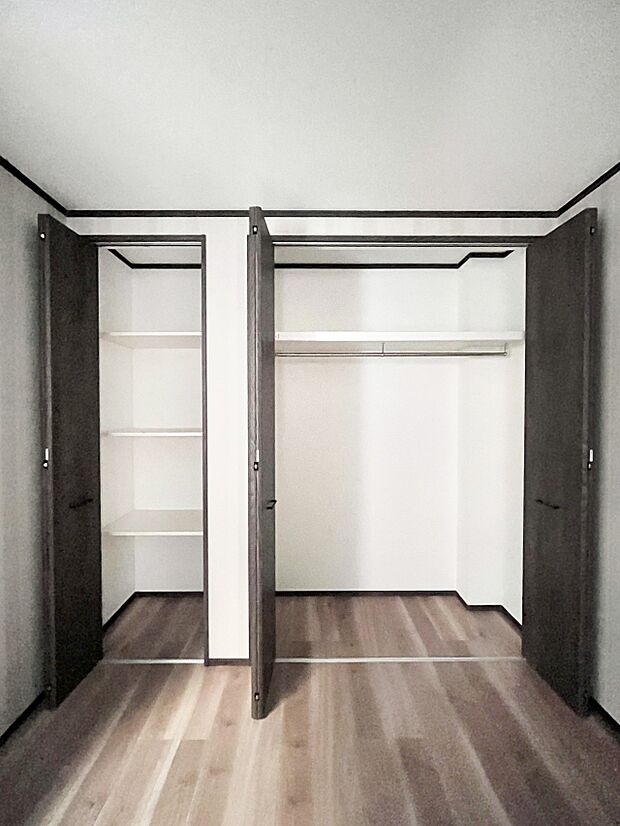 【収納】たっぷりの収納スペースで快適に暮らせそう