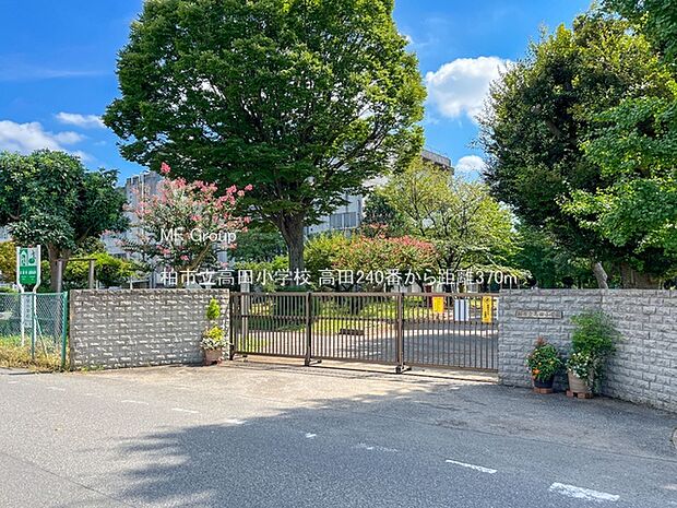 柏市立高田小学校(約370m・徒歩5分)