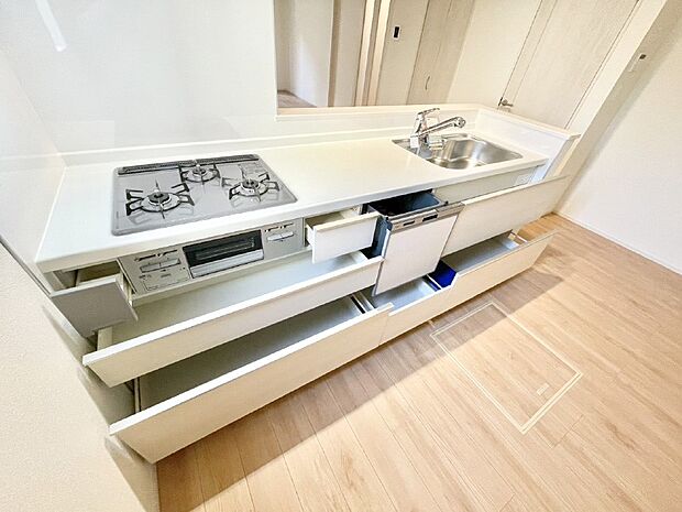 【スライド収納】使いやすさを優先したスライド式収納タイプ!