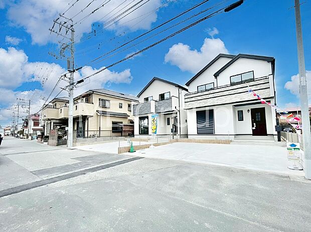 【前面道路含む現地写真】堂々完成!! ここから始まる新生活を応援いたします!