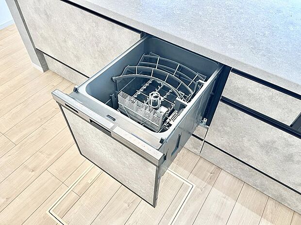 【食洗機】面倒なお片づけは食洗機にお任せ!家事の負担が減って、時間にも気持ちにもゆとりができます。