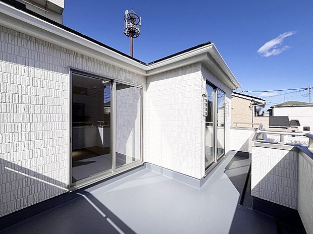 【バルコニー】風通しの良いバルコニー