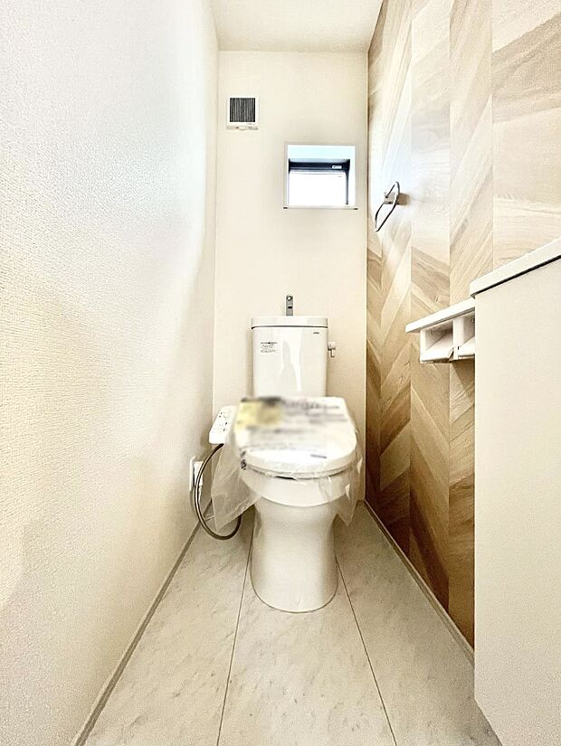 【トイレ】トイレは安心の2箇所!朝のバタバタも一安心です。