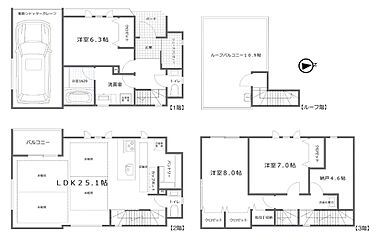 耐震等級２・快適設備と電動防火シャッターガレージで家族も愛車も守れる家 その他