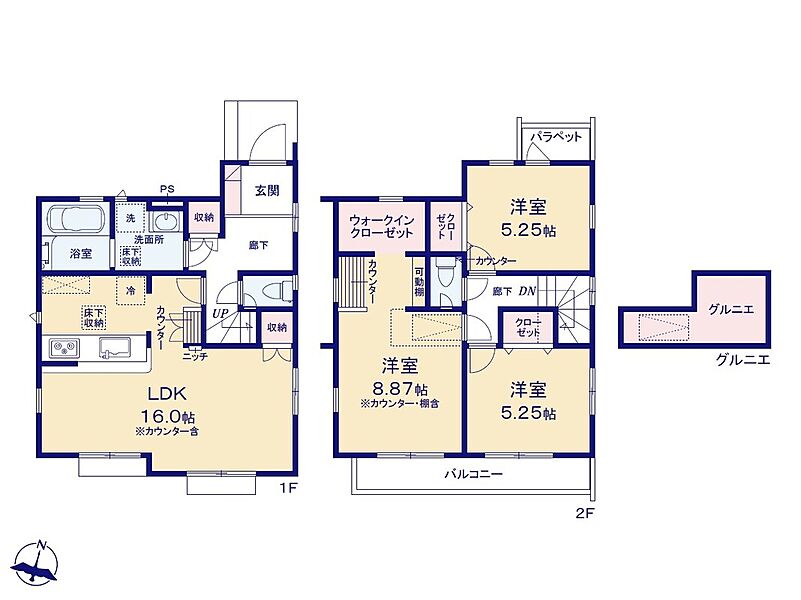 １号棟　間取り図