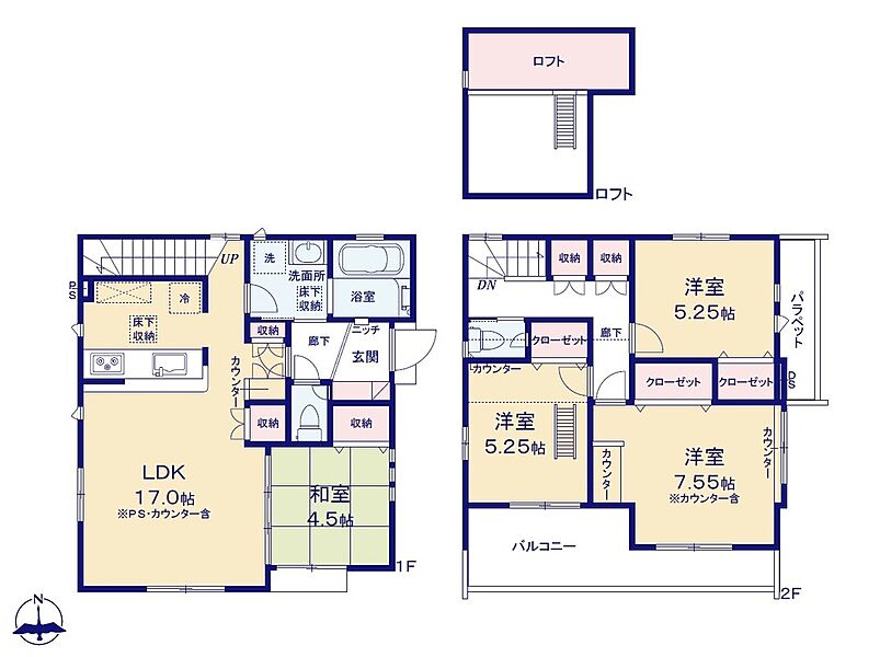 １号棟　間取り図