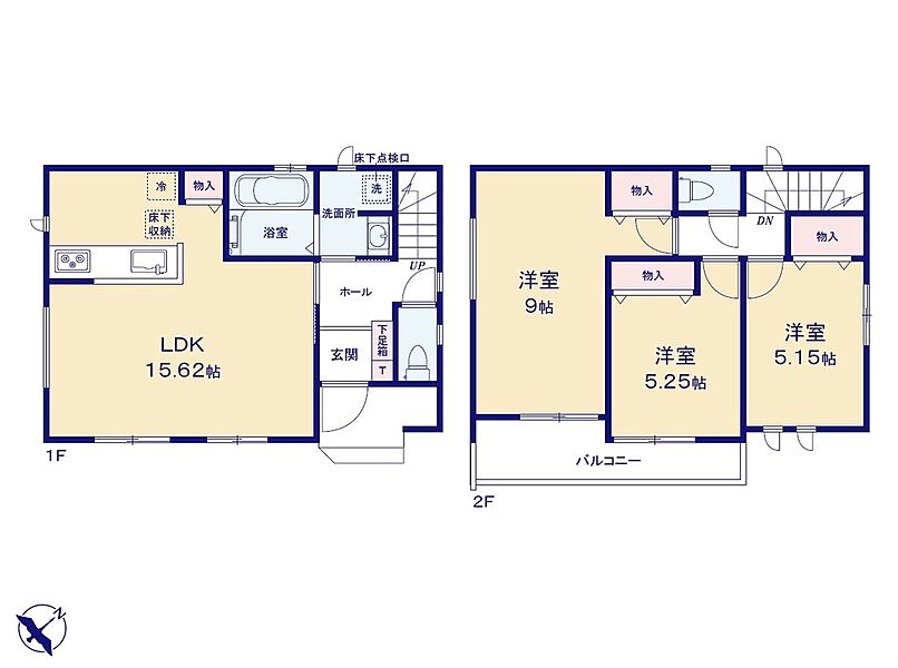 １号棟　間取り図