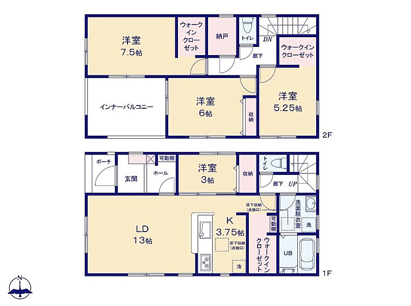 １号棟　間取り図