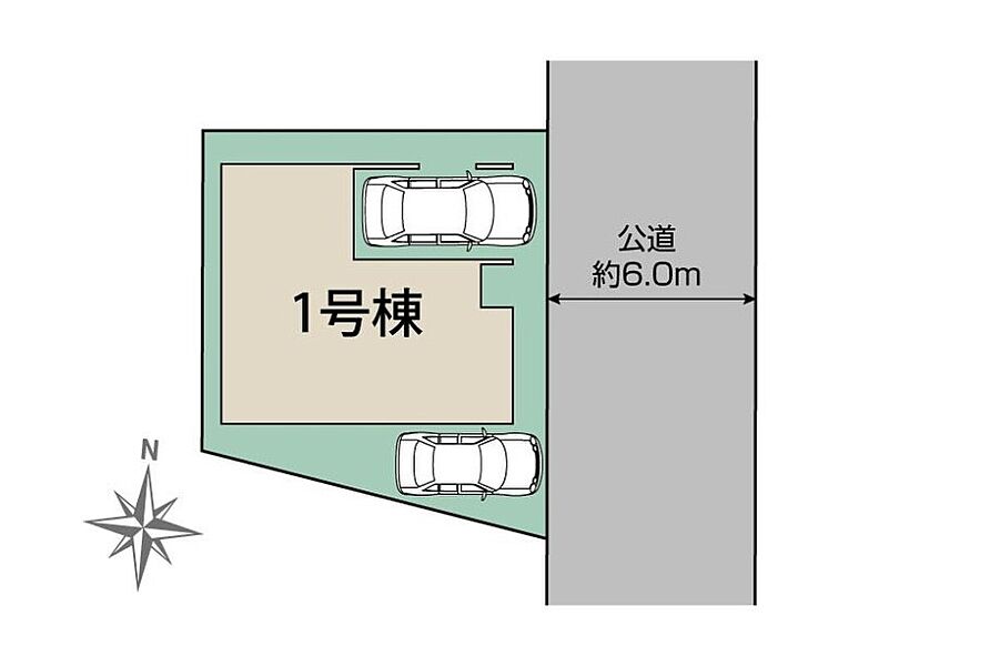 第一種低層住居専用地域にあり周辺は落ち着いた住宅街です。前面道路は６ｍとお車の出し入れがしやすいですね♪