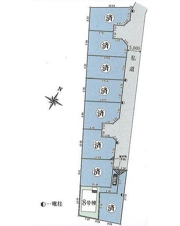 開放的な住環境の第一種低層住居専用地域。周辺は高さ制限が設けられているため、空が広く感じられます♪