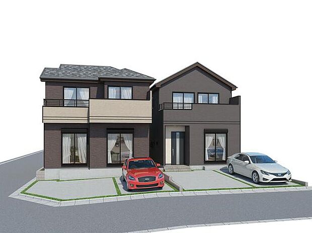 『完成予想図(全体)』
気になった物件すぐにご見学対応させていただきます♪平日・お仕事帰りなど、いつでもご案内可能です♪周辺環境と併せて、実際に現地をご確認ください♪