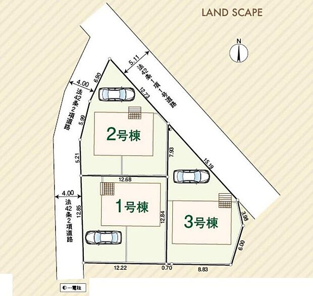 広々としたバルコニーを備えた全３棟♪小学校やお買い物施設が徒歩圏内の暮らしやすい環境です。