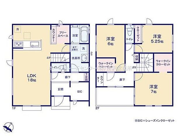 【3LDK】☆リビングイン階段仕様☆
帰宅したら家族が必ず顔を合わせて欲しい。そんな思いをこめたリビングイン階段。毎日大切な家族とのコミュニケーションがとれる家族想いの間取りです。