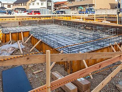 足元を支える「ベタ基礎」
