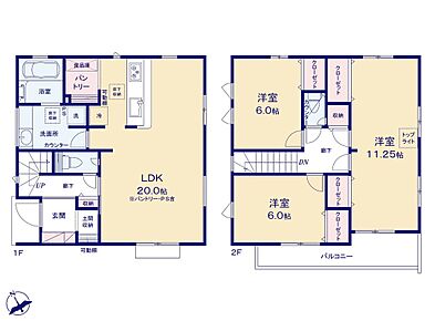 ☆パントリー付き☆
ミネラルウォーターや調味料などの置き場所に最適です♪普段使わない調理器具の収納にも便利です。 