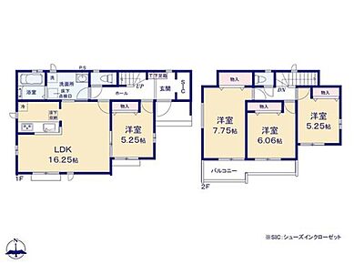 ☆全居室南向き☆
敷地の広さを活かして、全居室を南向きに配置。南向きのLDKは隣り合う洋室とつなげると２１．５帖の大空間に♪明るく気持ちの良いお住まいです。 