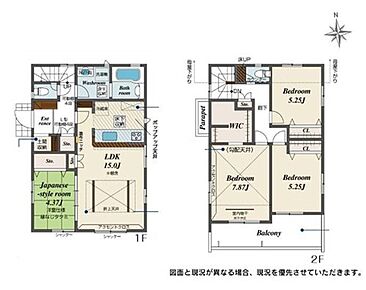☆収納豊富なお住まい☆
玄関は土間収納付き、アウトドア用品やベビーカーを収納でき玄関がすっきり♪２階主寝室は大容量WIC付き、タンス要らずでお部屋をひろびろ使えます♪ 