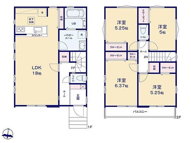 【4LDK】☆広めの洗面室☆
何かと物が多くなりがちな洗面室を広めにお取りしました。廊下収納やキッチンパントリーなど、必要な場所にしっかりと収納を設けています。片づけが苦手な方でもすっきりお住まいいただけます♪